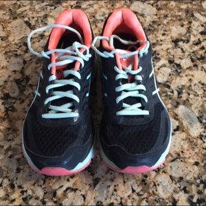 ASICS GT 2000 black orange teal